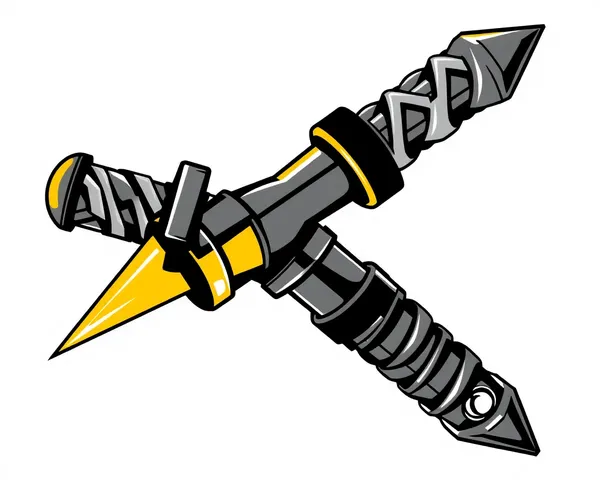 Logo de tornillo metálico en formato vector PNG