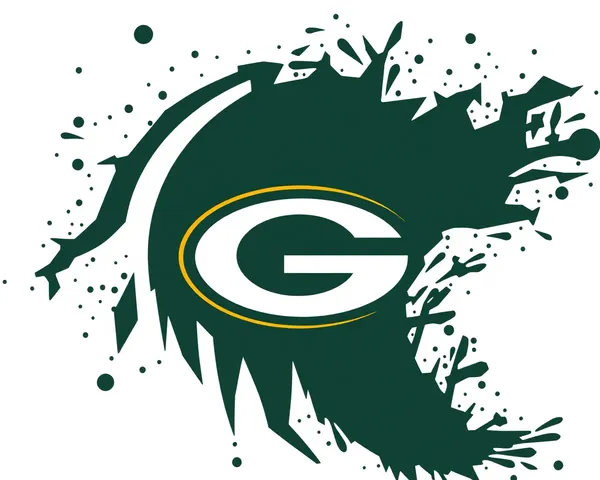 Logo del Equipo de Fútbol Americano Green Bay Packers Iconico