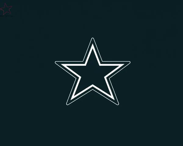 Logo del Equipo de Fútbol Americano de Dallas en Tamaños Variados