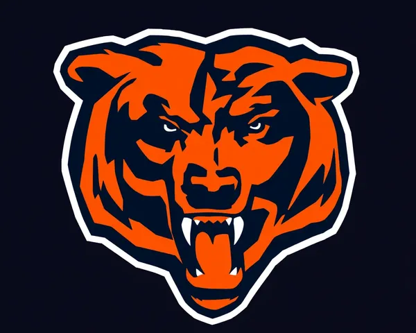 Logo del Equipo de Fútbol de Chicago Bears para uso en redes sociales