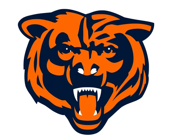 Logo del equipo de fútbol Americano de Chicago Bears con fondo transparente en formato PNG