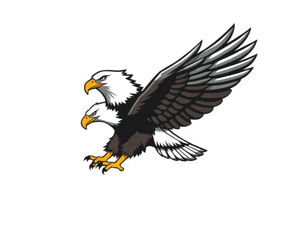 Logo del equipo de fútbol Eagles en formato vector PNG