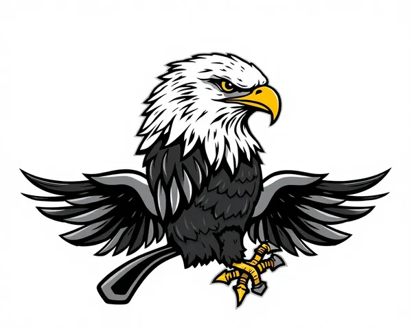 Logo del equipo de fútbol americano Eagles PNG Diseño gráfico