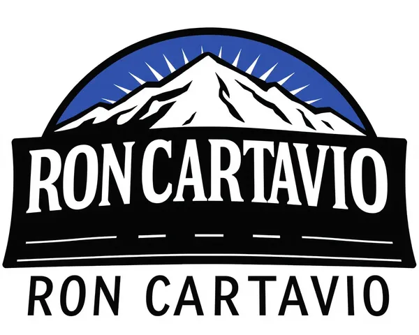 Logo gráfico de estilo Ron Cartavio en formato PNG