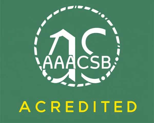 Logotipo acreditado por AACSB en formato PNG de alta resolución