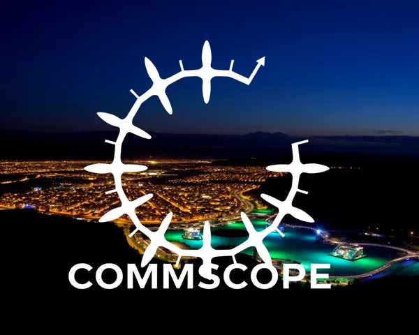 Logotipo de Commscope en formato PNG y icono gráfico blanco