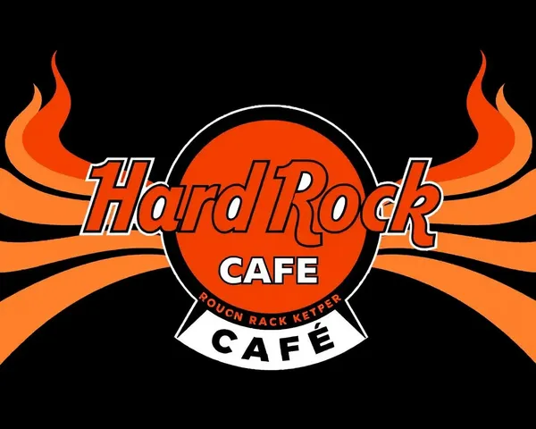 Logotipo de Hard Rock Cafe sin fondo necesario