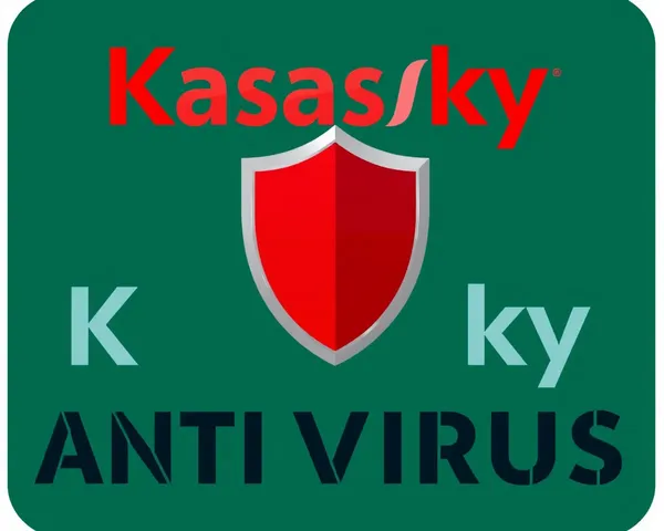 Logotipo de Kaspersky Anti-Virus utiliza paleta de colores brillantes