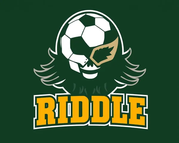 Logotipo de fútbol riddle PNG desbloquea secretos ocultos