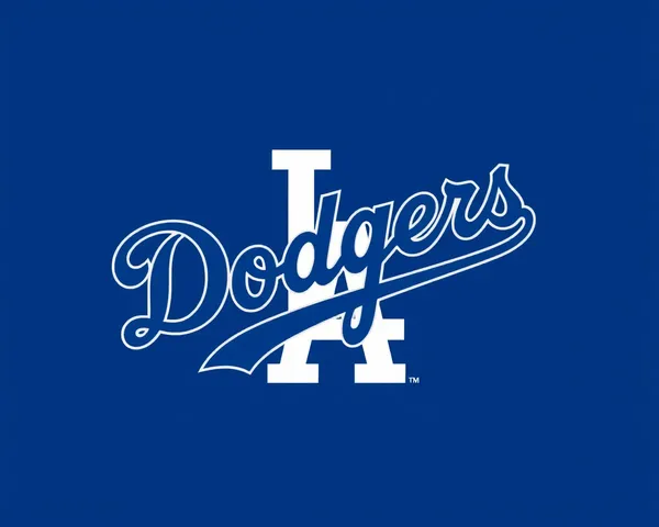 Logotipo de los Dodgers de LA en formato de archivo PNG requerido