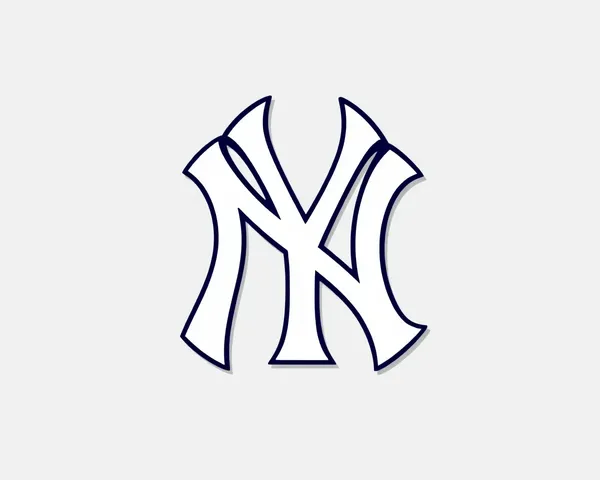 Logotipo de los Yankees de Nueva York PNG con fondo transparente