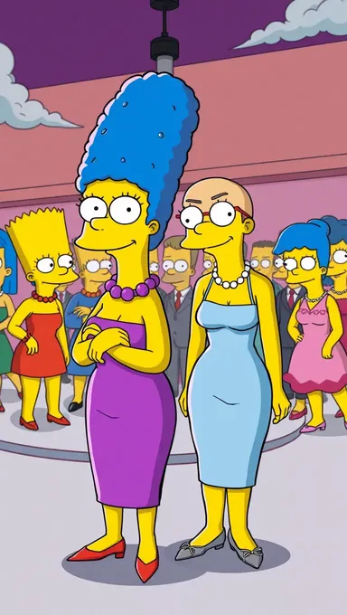 Los pechos de Marge Simpson son una sensación pública