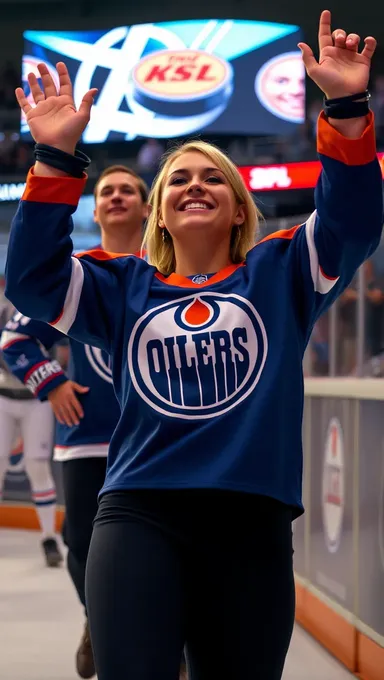 Los pechos de los Oilers de Edmonton muestran orgullo del equipo