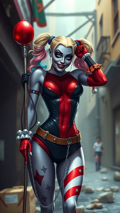 Los pechos icónicos de Harley Quinn son un favorito entre los fanáticos