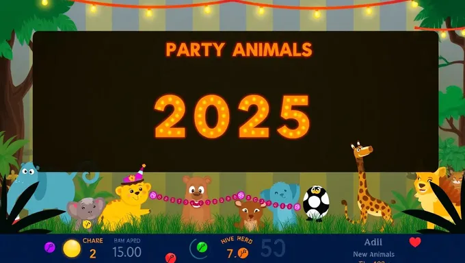 Líderes de Animales de Fiesta 2025 Top 10