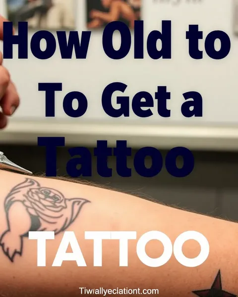 Límite de edad para obtener un tatuaje en EE