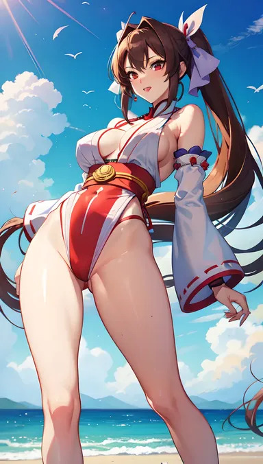 Mai Shiranui R34: Líneas de texto sin alterar