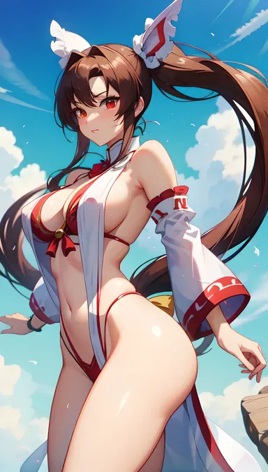 Mai Shiranui R34: Texto mismo repetido