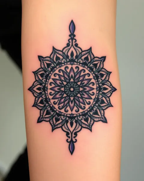 Mandala como diseños de tatuaje con significado espiritual profundo