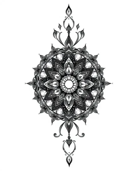 Mandalas Intricadas para Ideas de Diseño de Tatuaje