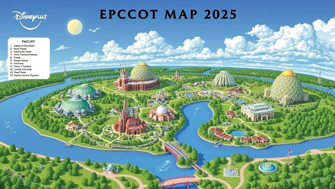 Mapa de Epcot 2025: Nuevas Experiencias y Opciones de Entretenimiento