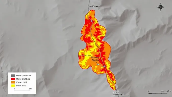 Mapa de Incendio de Horse Gulch 2025 Disponible Ahora