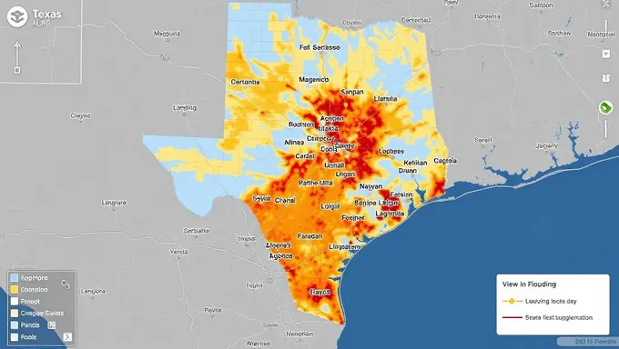 Mapa de Inundaciones de Texas 2025: Áreas Más Afectadas Reveladas