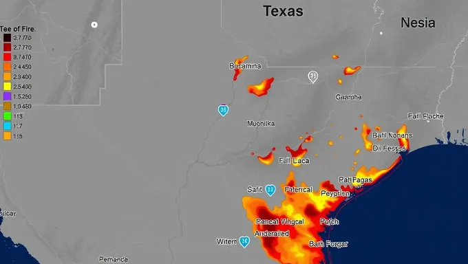 Mapa de incendios forestales de Texas 2025: rutas de evacuación