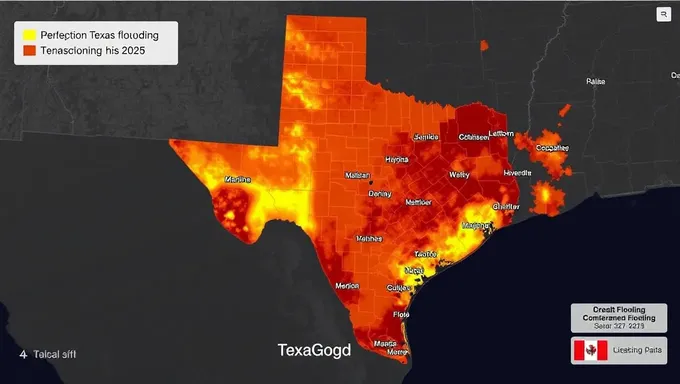 Mapa de inundaciones en Texas 2025: Medidas de control implementadas