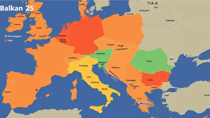 Mapa de los Balcanes 2025: Un Mapa de Zonas de Conflicto Futuras