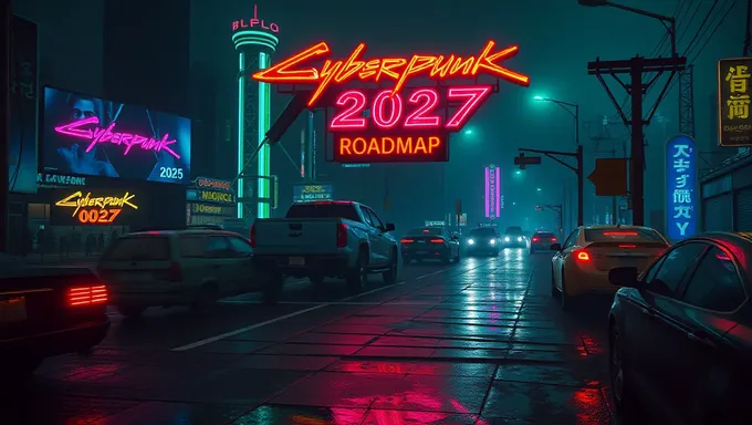 Mapa de ruta de Cyberpunk 2077 2025 revela contenido nuevo