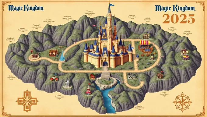 Mapa del Reino Mágico 2025 revela tesoros ocultos