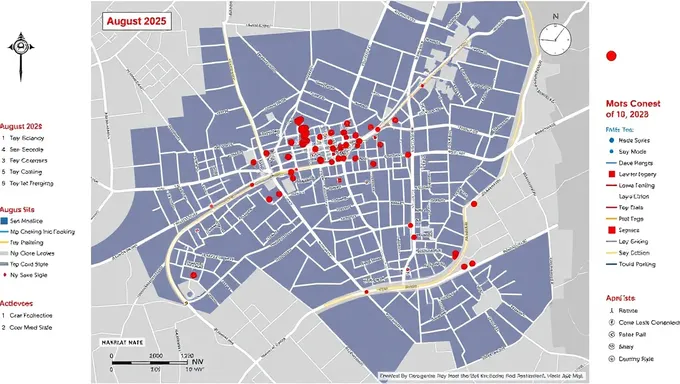 Mapa del Show ASD para agosto de 2025