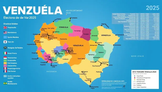 Mapa electoral de Venezuela 2025: Datos