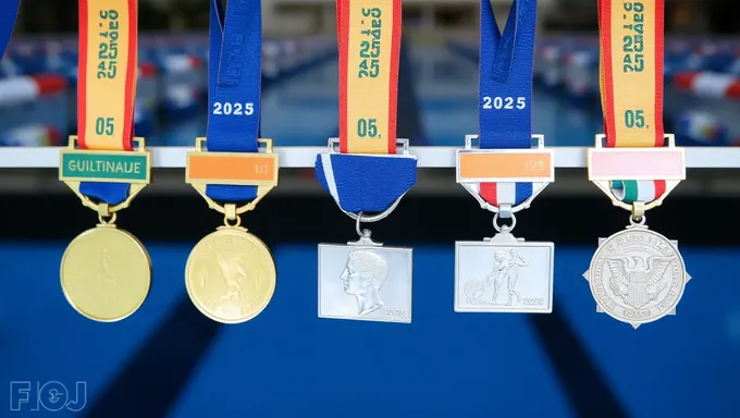 Medallas de Natación 2025 Programa Oficialmente Publicado