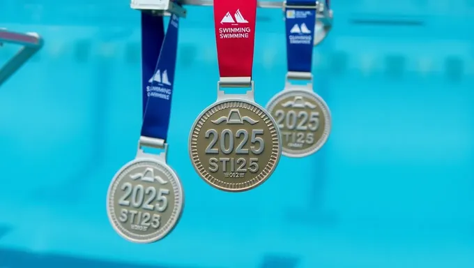 Medallas de Natación 2025 con Nuevos Eventos