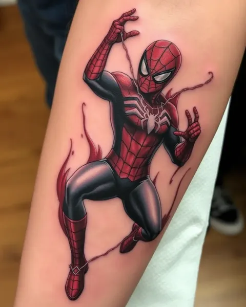 Mejores ideas de tatuajes de Spiderman para hombres y mujeres