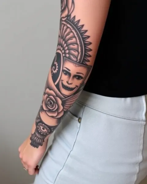 Mejores ideas de tatuajes de manga para brazos de mujeres