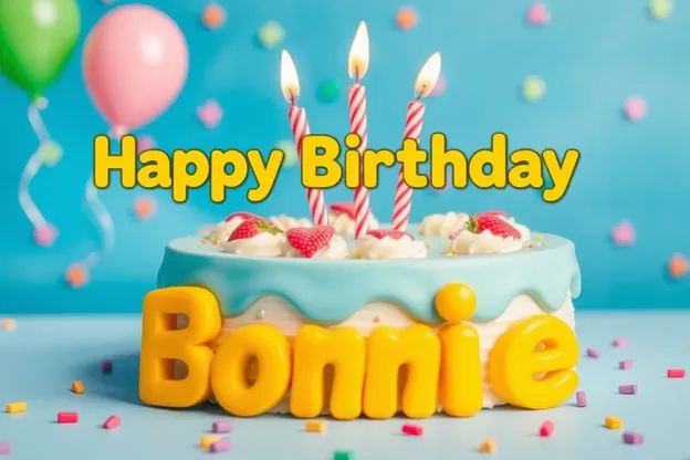 Mejores imágenes de cumpleaños felices para Bonnie