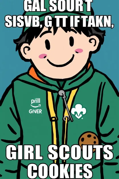 Meme del galleta scout de niñas es oro de Internet