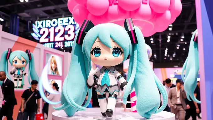 Miku Expo 2025 destaca exhibición de juguetes de Miku suave