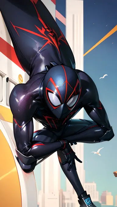 Miles Morales R34: Miles Morales R34 Details - Detalles de Miles Morales R34