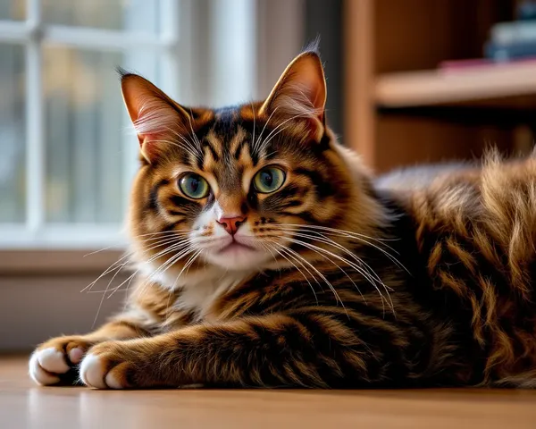 Modelo Felino para Sesión de Fotografía de Gatos