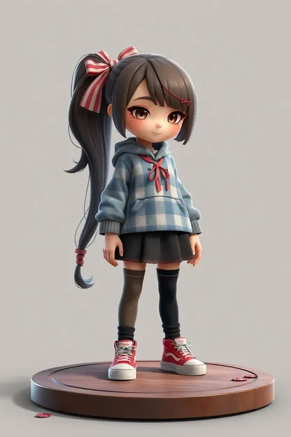 Modelo de animación 3D personalizada: Girl