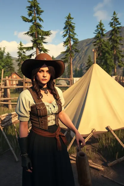 Modificación de campamento de RDR2 para niñas para aumentar la realismo