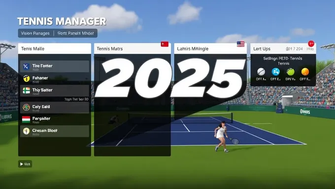 Mods de Tenis Manager 2025: Comportamiento de Jugadores Realista