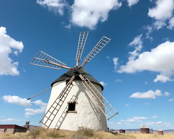 Molino de Viento Occidental PNG: Monumento Aesthetic en Región Occidental