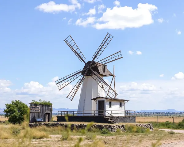 Molino de viento de la provincia occidental: hito único en la provincia occidental