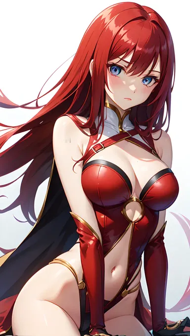 Momentos sexy de Erza Scarlet en el anime hentai