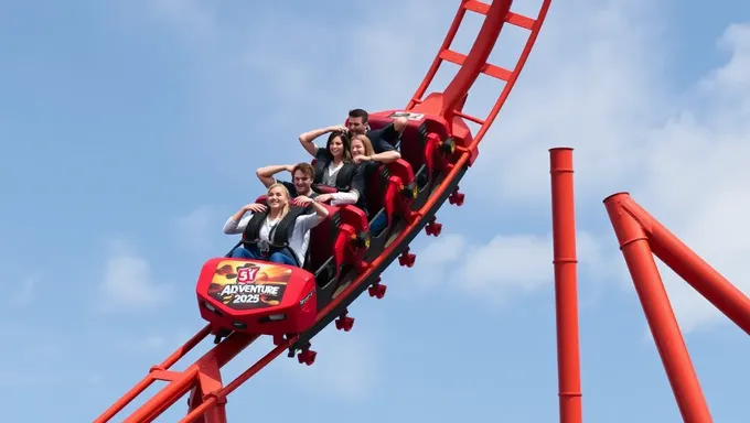 Montaña rusa en Six Flags Great Adventure 2025